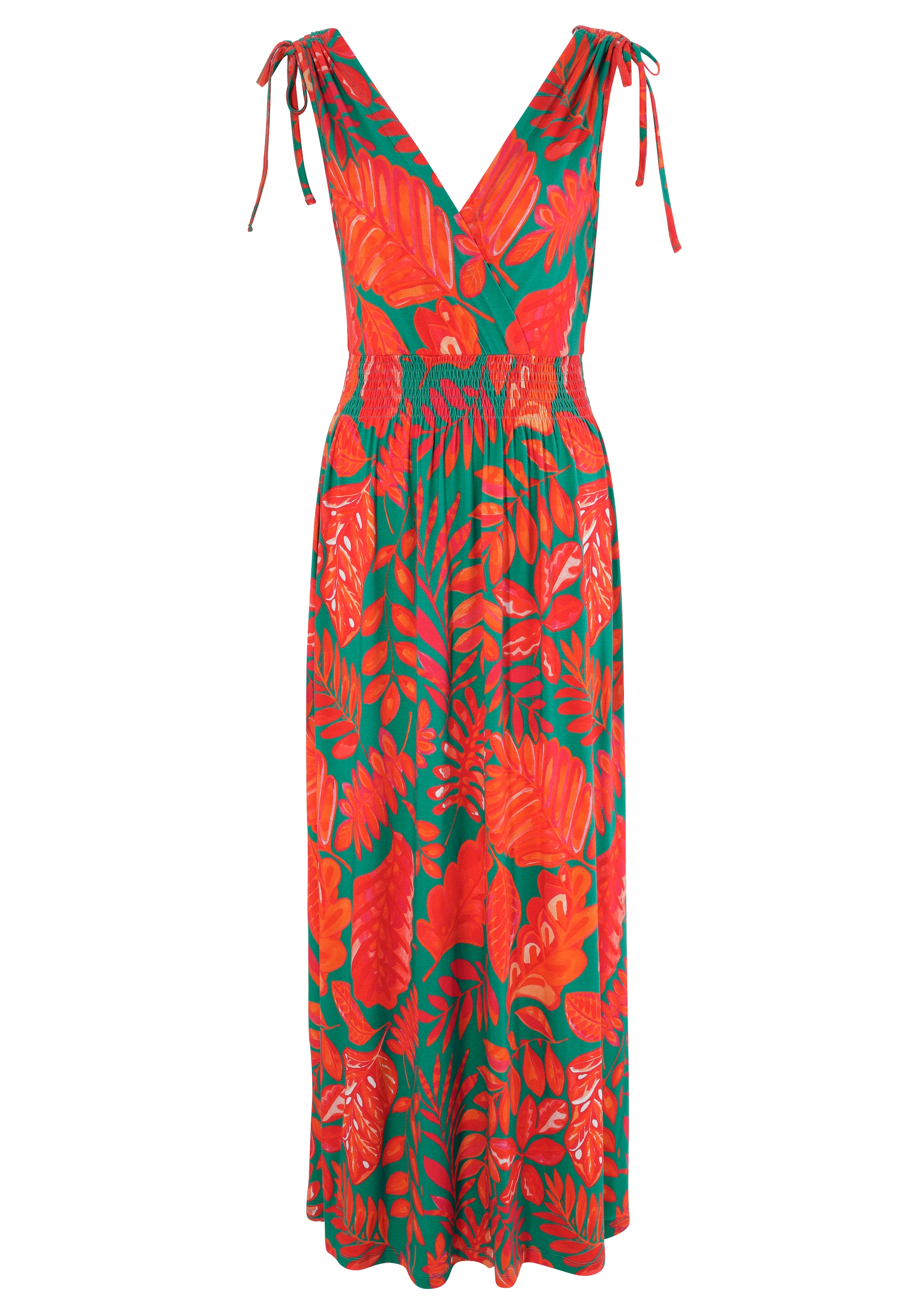 Aniston SELECTED Sommerkleid, mit breiten zum online Trägern Raffen
