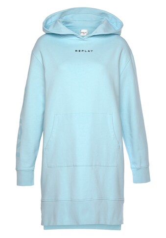 Replay Sweatkleid, aus Baumwoll-Fleece mit Logoprint kaufen