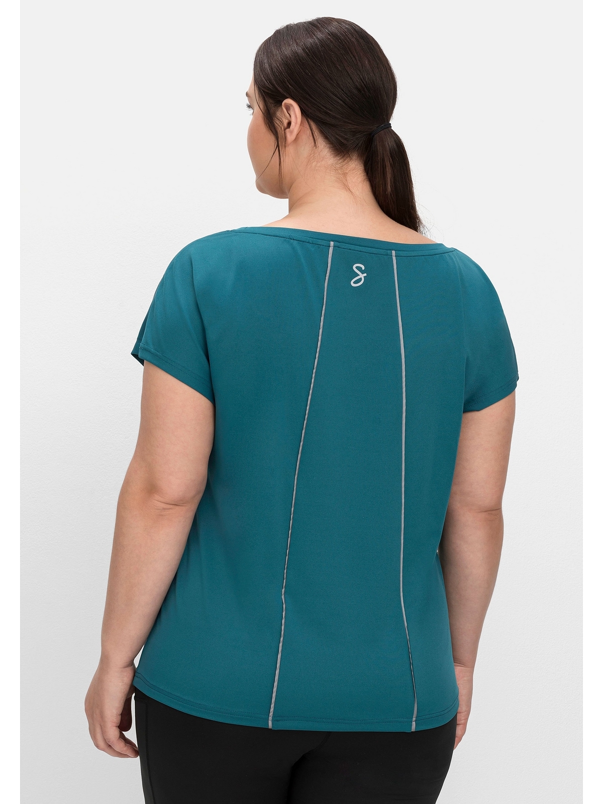 T-Shirt Funktionsmaterial, mit »Große kaufen Frontprint Größen«, aus Sheego