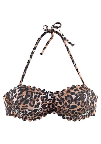 LASCANA Bandeau-Bikini-Top »Lexa«, mit Muschelkante kaufen