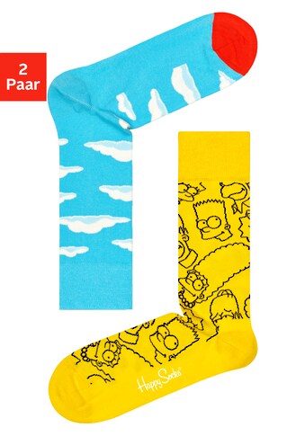 Happy Socks Socken, (2 Paar), mit farbigen Simpsons Motiven kaufen