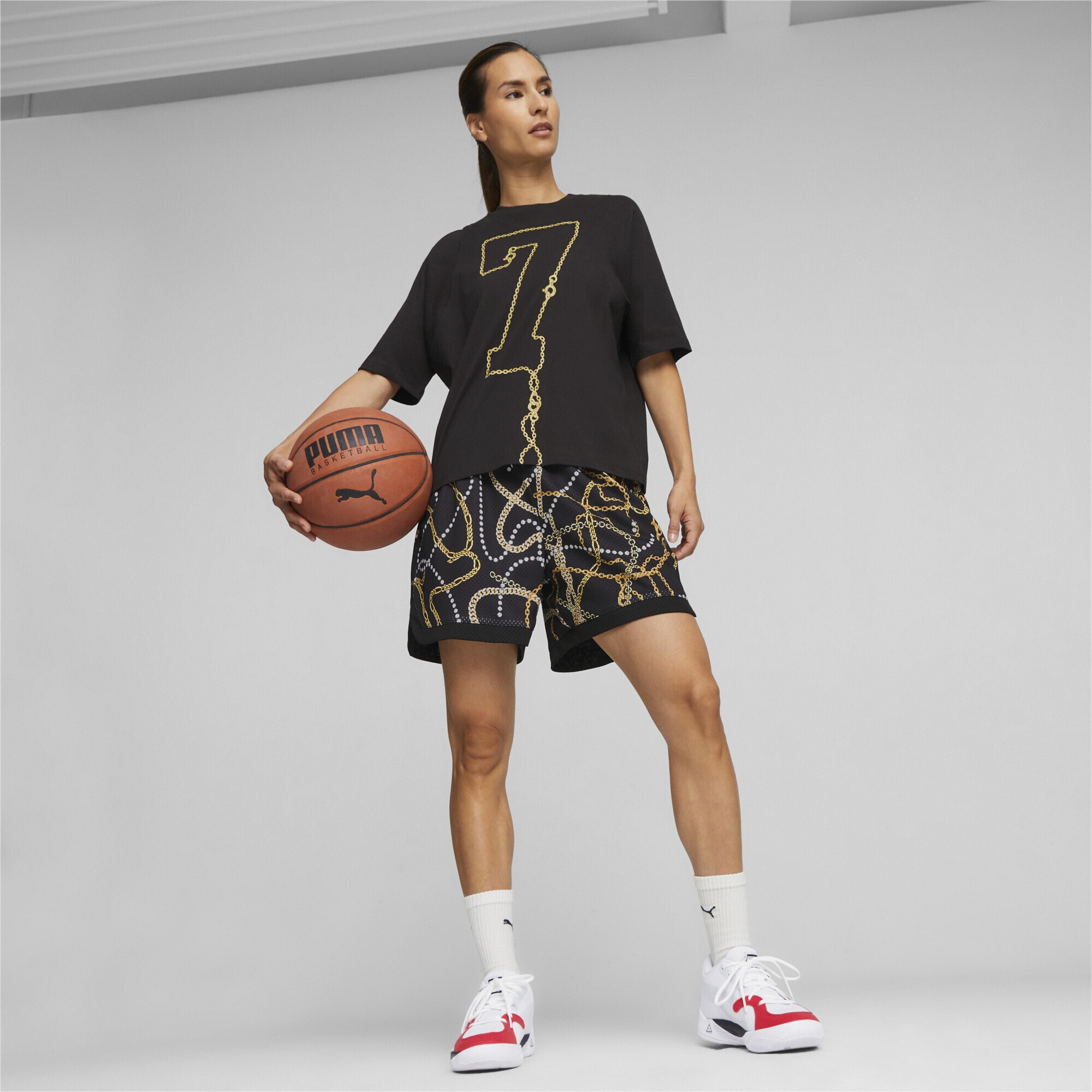 PUMA Trainingsshirt Standard T-Shirt I\'m | Basketball »Gold Damen« walking