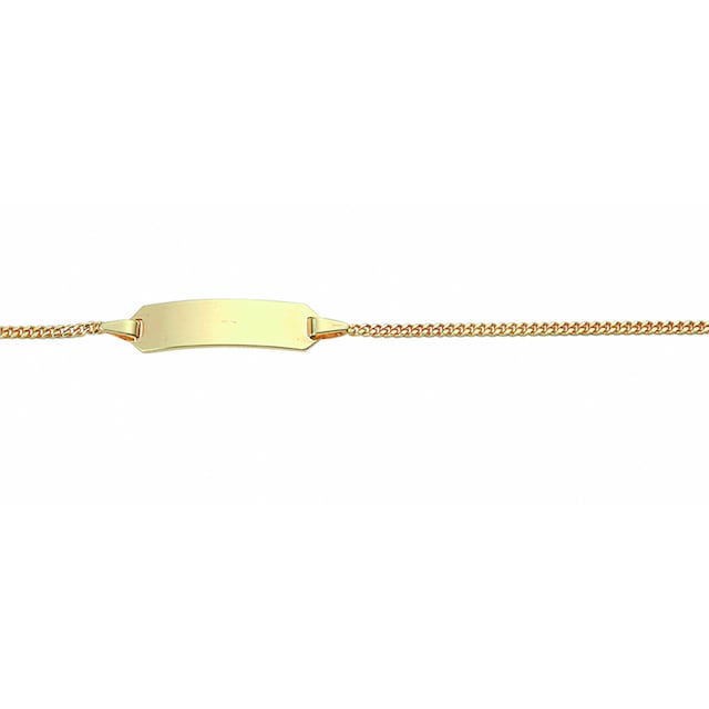 Adelia´s Goldarmband »585 Gold Flach Panzer Armband 14 cm«, 585 Gold  Goldschmuck für Damen kaufen | I'm walking