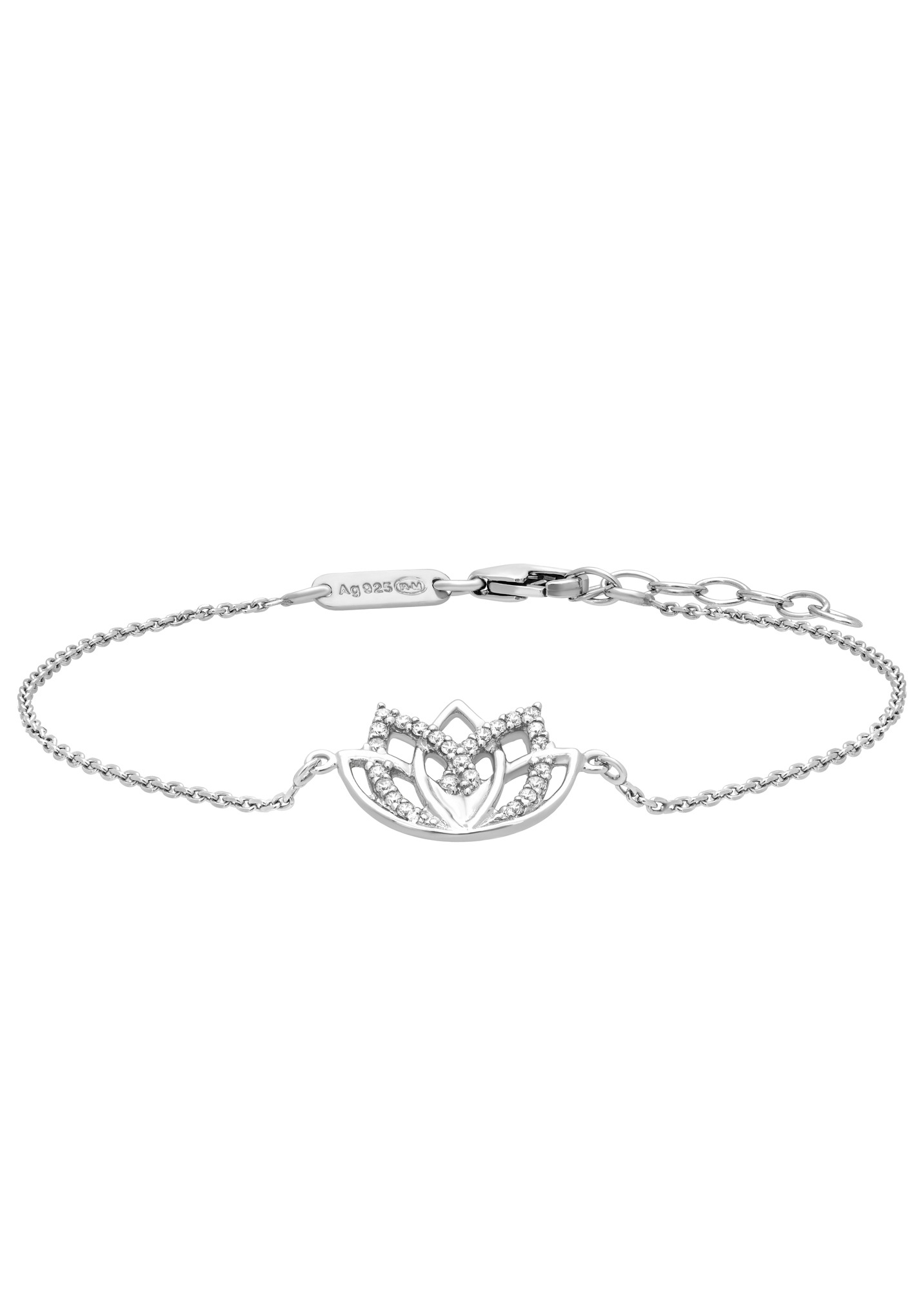 Julie Julsen Armband »LOTUSBLÜTE SILBER, JJBR0715.1«, mit Zirkonia kaufen