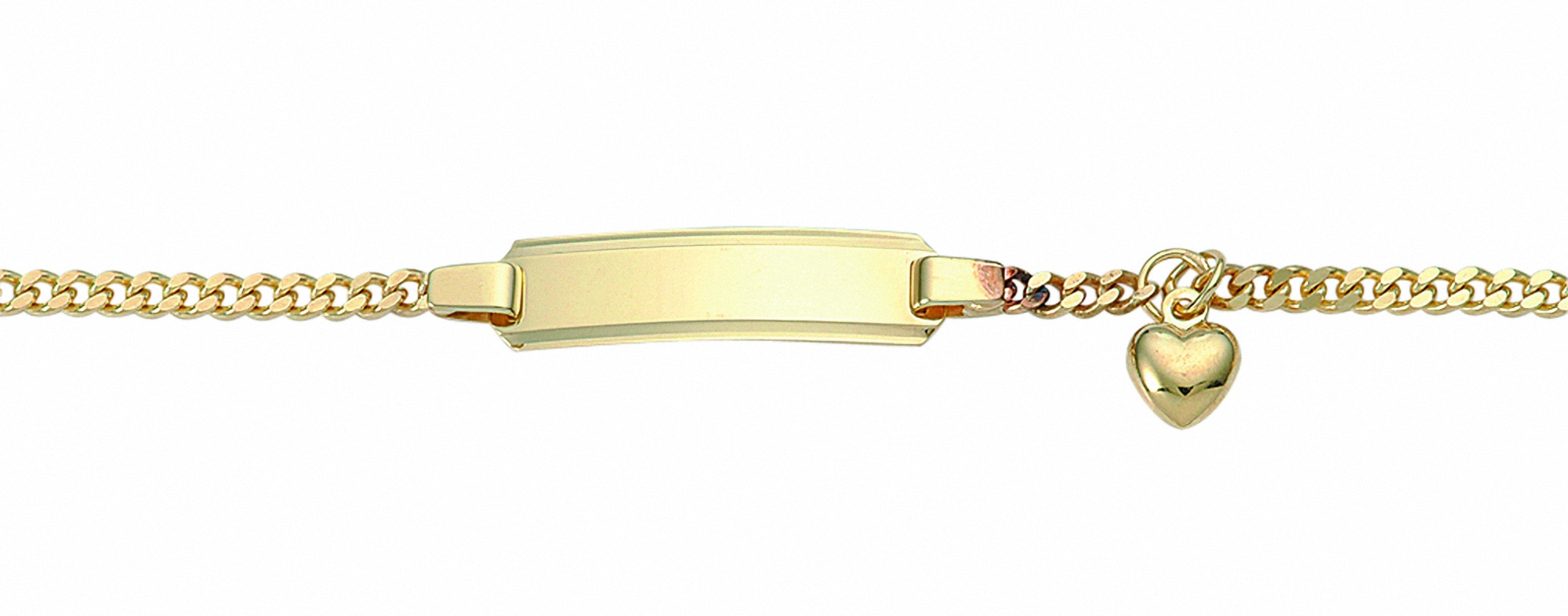Adelia´s Goldarmband »Damen Goldschmuck«, 585 Gold Flach Panzerkette  Goldschmuck für Damen kaufen | I\'m walking
