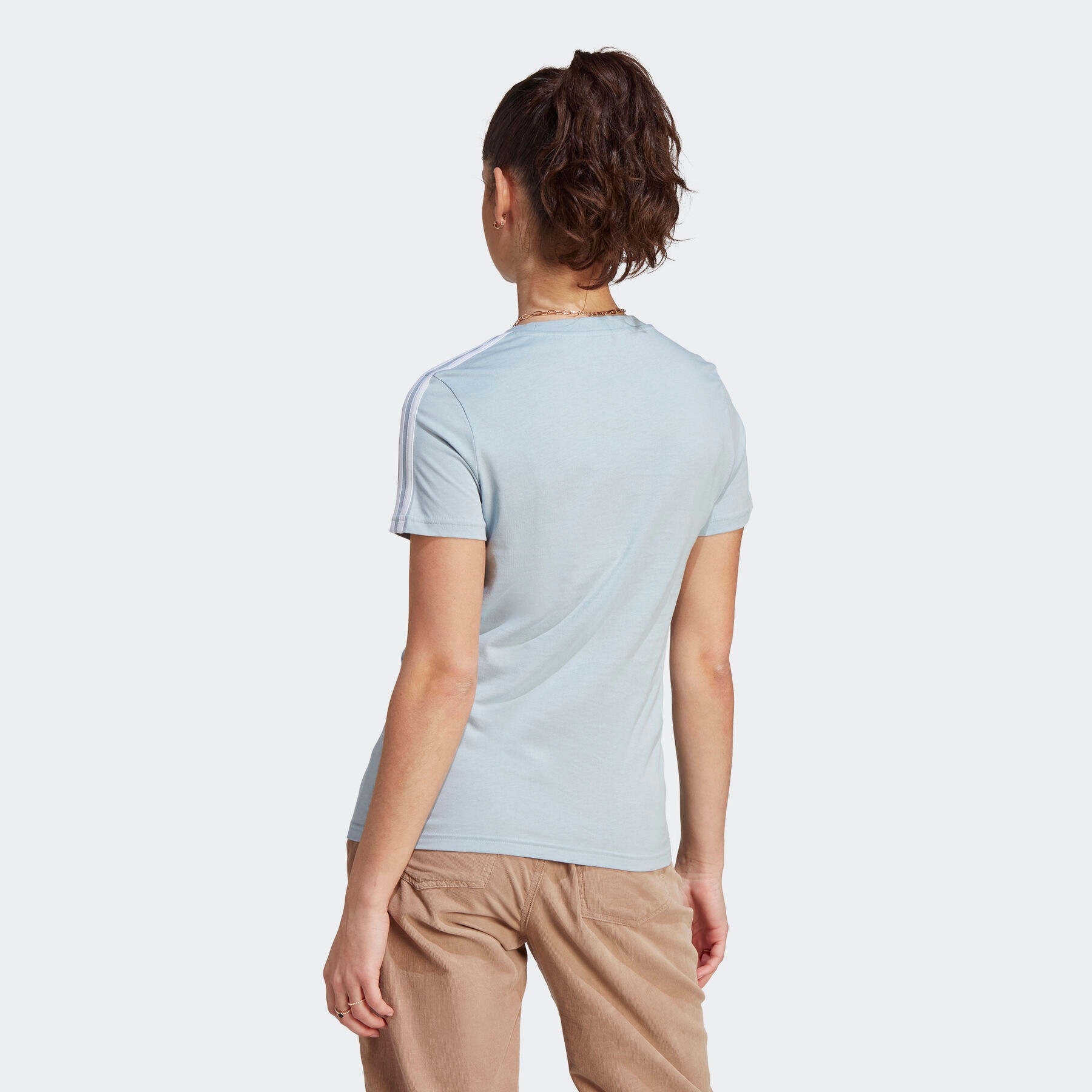 adidas Sportswear T-Shirt »LOUNGEWEAR ESSENTIALS SLIM 3-STREIFEN« kaufen |  I'm walking