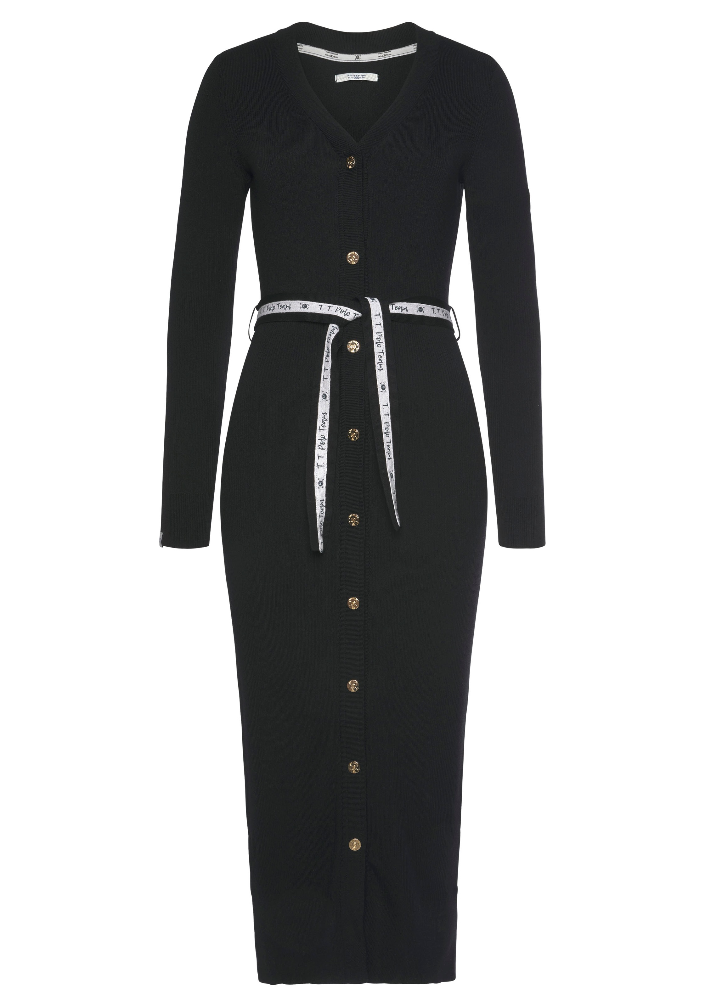 TOM TAILOR Polo Team Maxikleid, (Set, 2 tlg., mit abnehmbarem Gürtel), mit Knopfleise,... kaufen