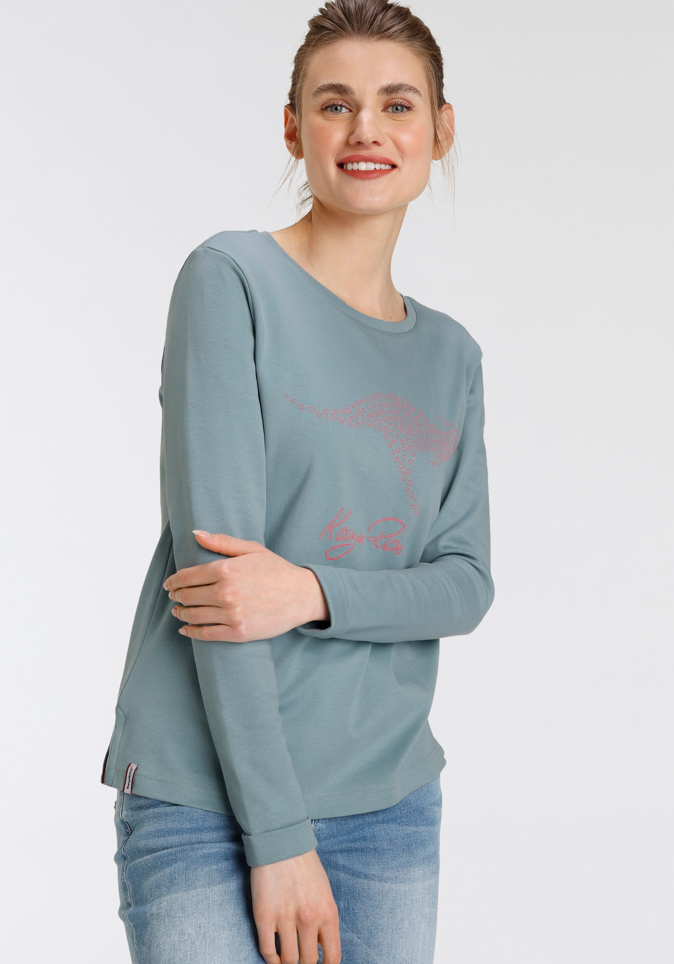 KangaROOS Sweatshirt, mit großem Logo-Aufdruck - NEUE KOLLEKTION online |  I'm walking