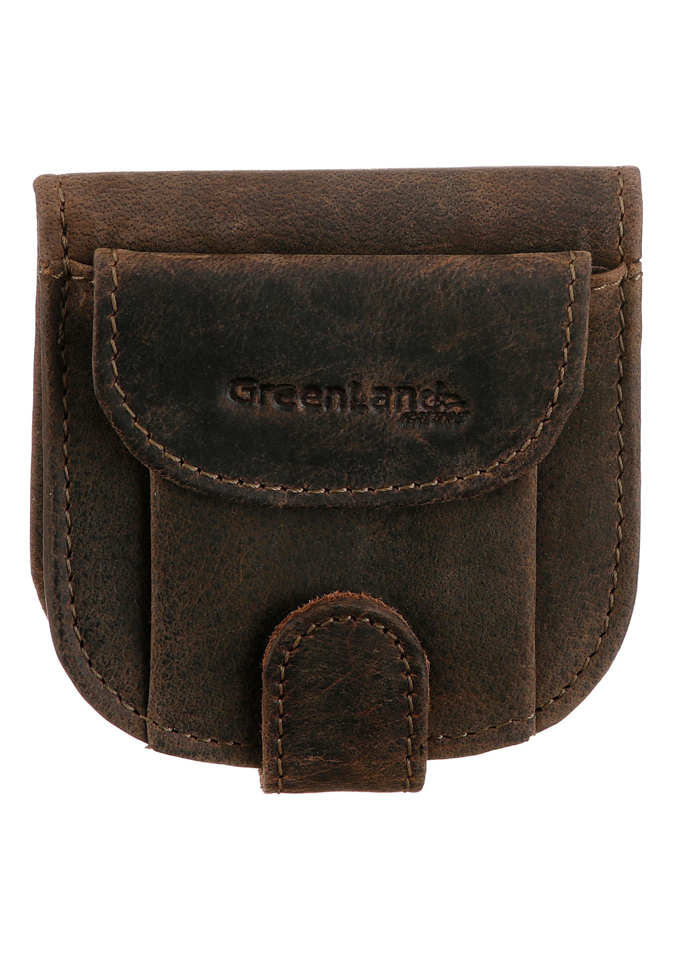 GreenLand Nature Geldbörse »Stone«, im | I\'m kleinen kaufen walking Leder, Format aus echtem