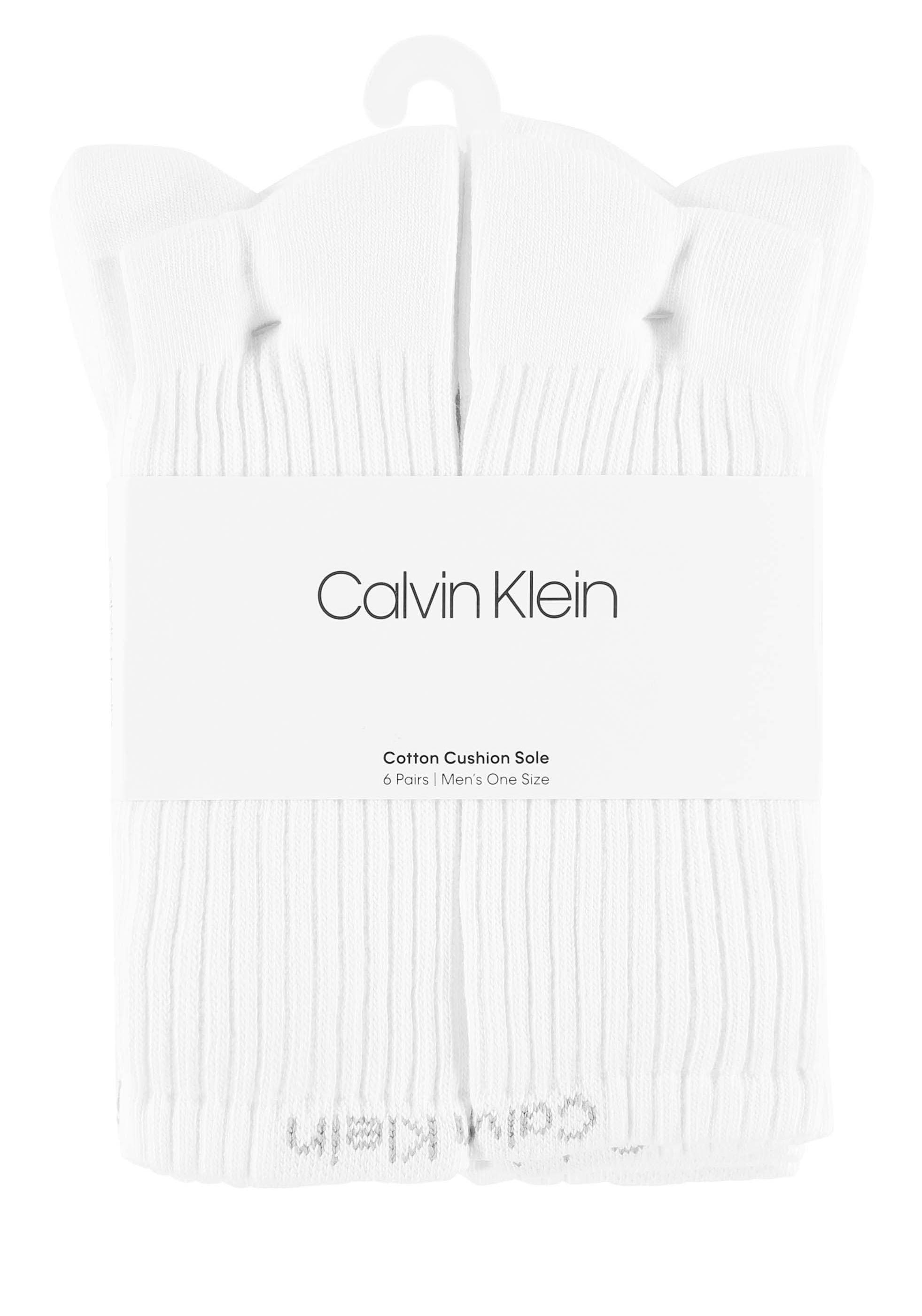 Calvin Klein Tennissocken »Crew«, (6 Paar), mit geripptem Schaft online  kaufen | I'm walking