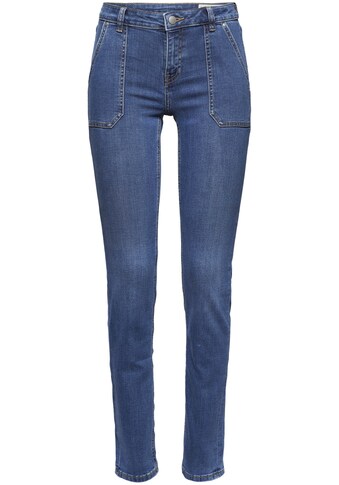 edc by Esprit Low-rise-Jeans, mit großen aufgesetzten Eingriifftaschen vorne kaufen
