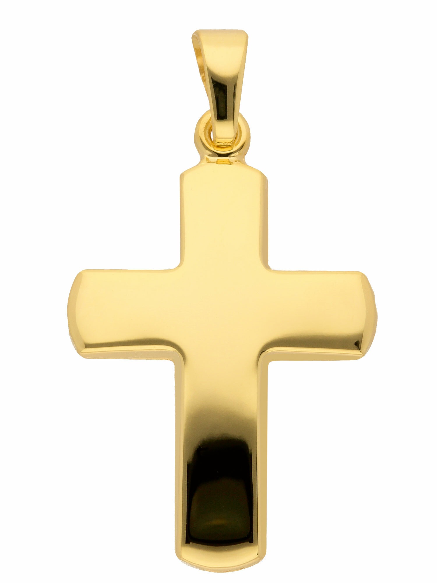 Adelia´s Kettenanhänger Damen Herren & 585 Goldschmuck Anhänger Kreuz Gold