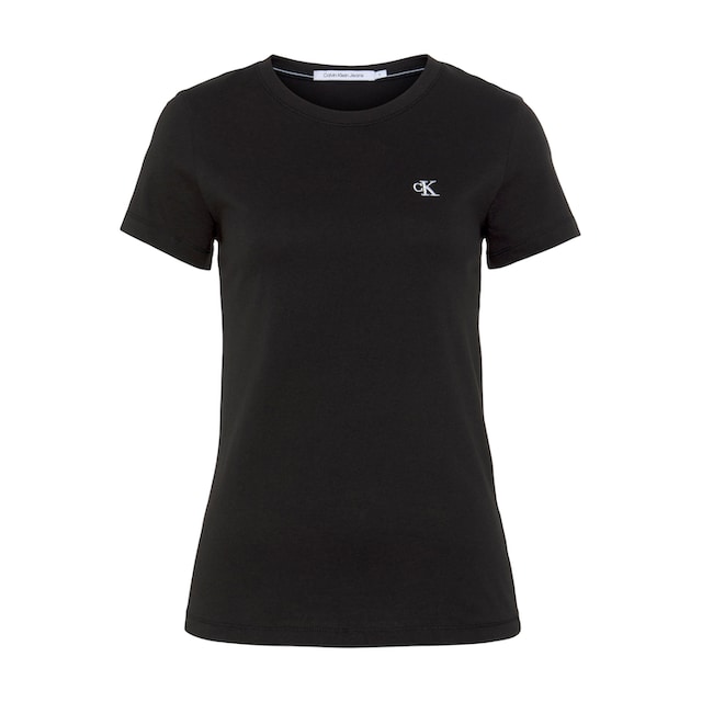 Calvin Klein Jeans T-Shirt »CK EMBROIDERY SLIM TEE«, mit gesticktem CK Logo  auf der Brust kaufen | I\'m walking