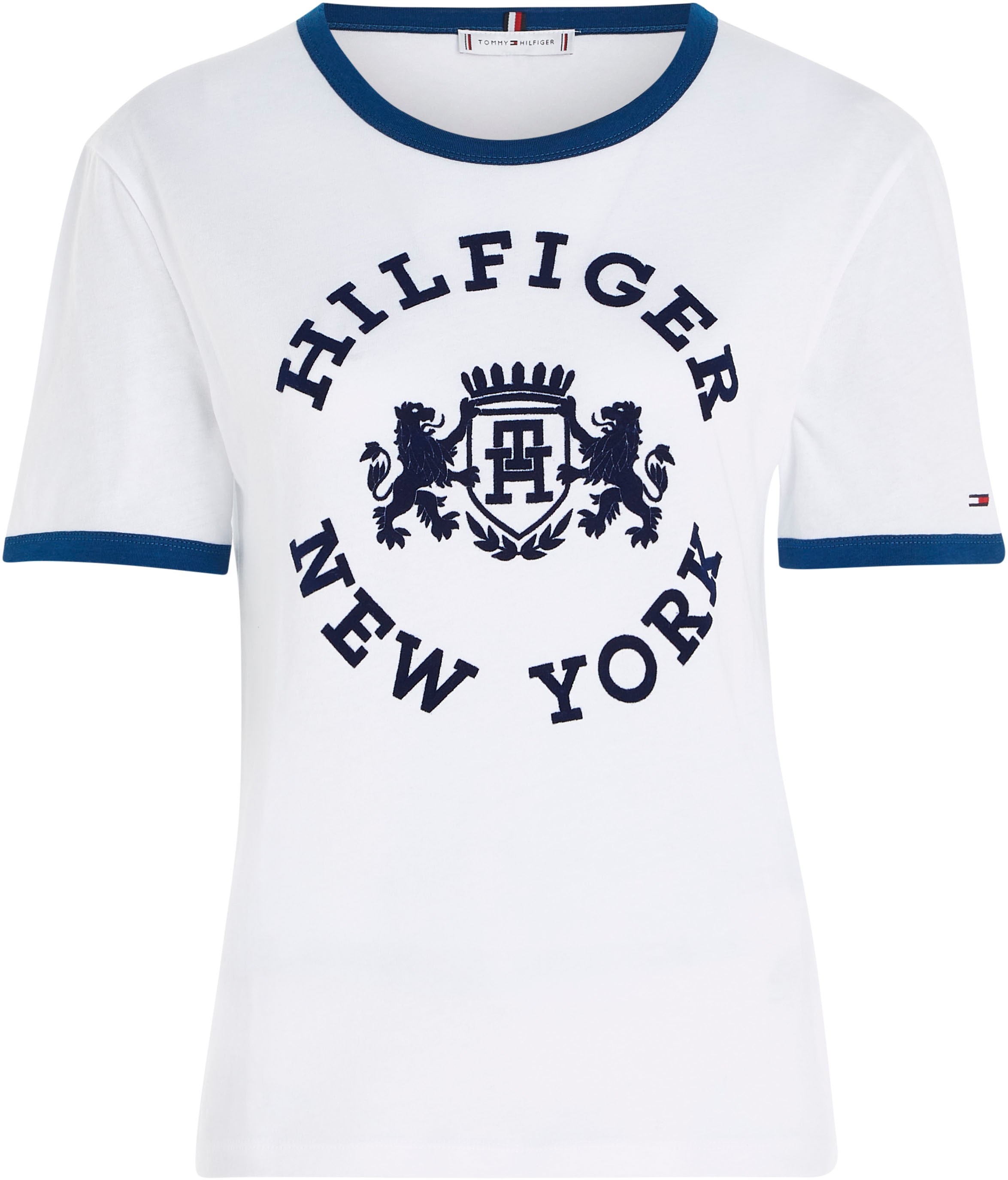 Tommy Hilfiger T-Shirt, mit großem Markenlogo bestellen | I'm walking