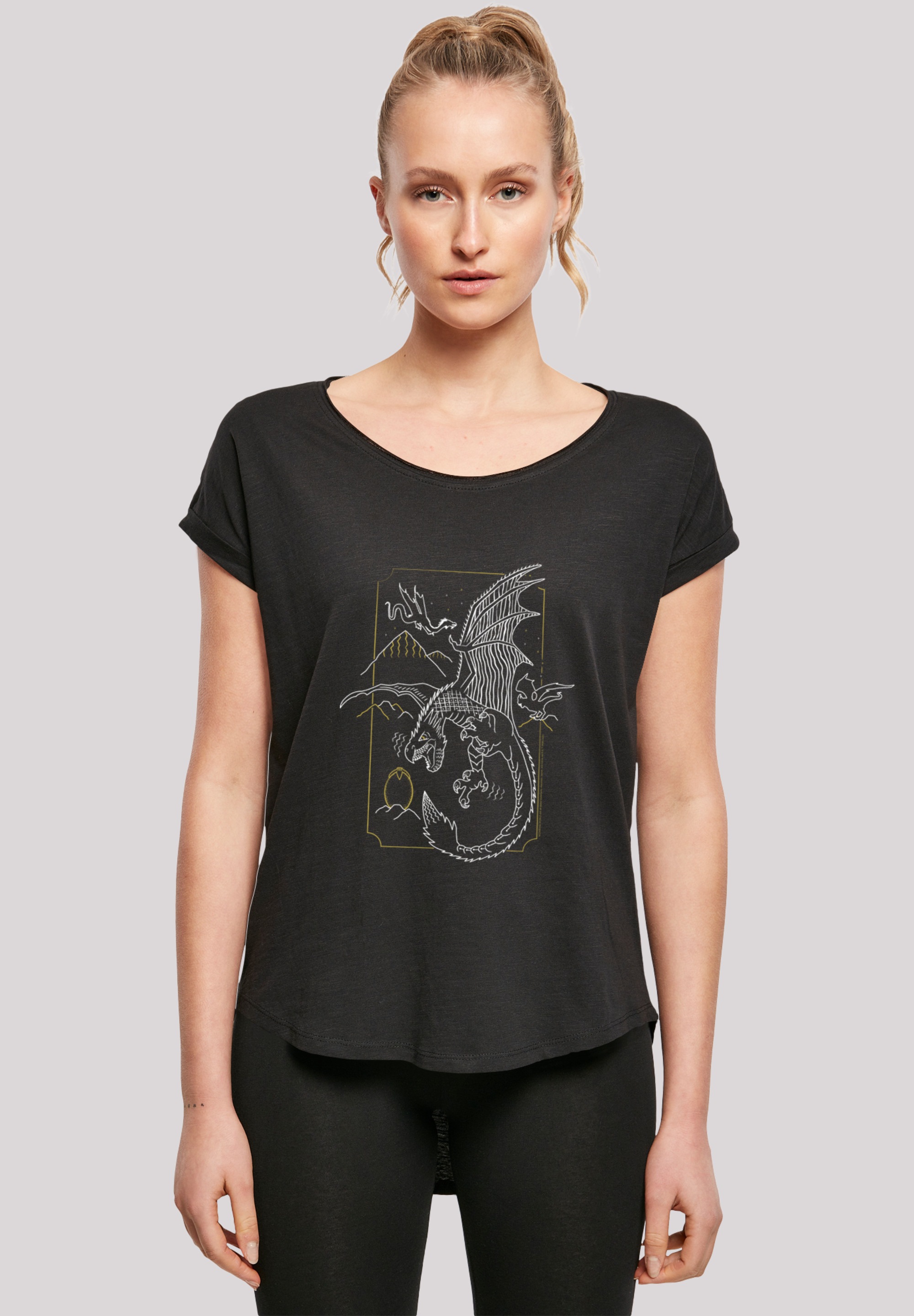 F4NT4STIC T-Shirt »Harry Potter Dragon Line Art«, Print bestellen | I\'m  walking