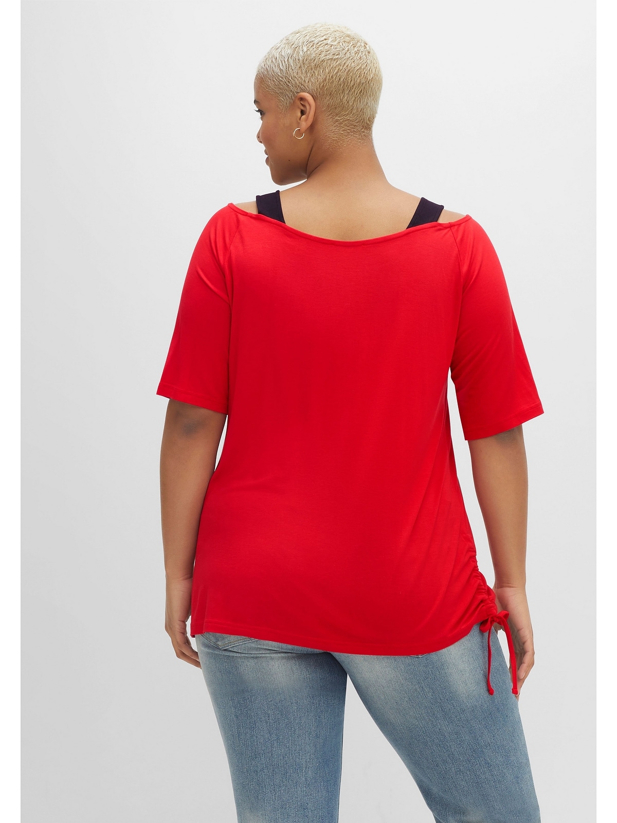 Frontdruck sheego T-Shirt und mit Trägern Browns Joe kaufen by Größen«, »Große