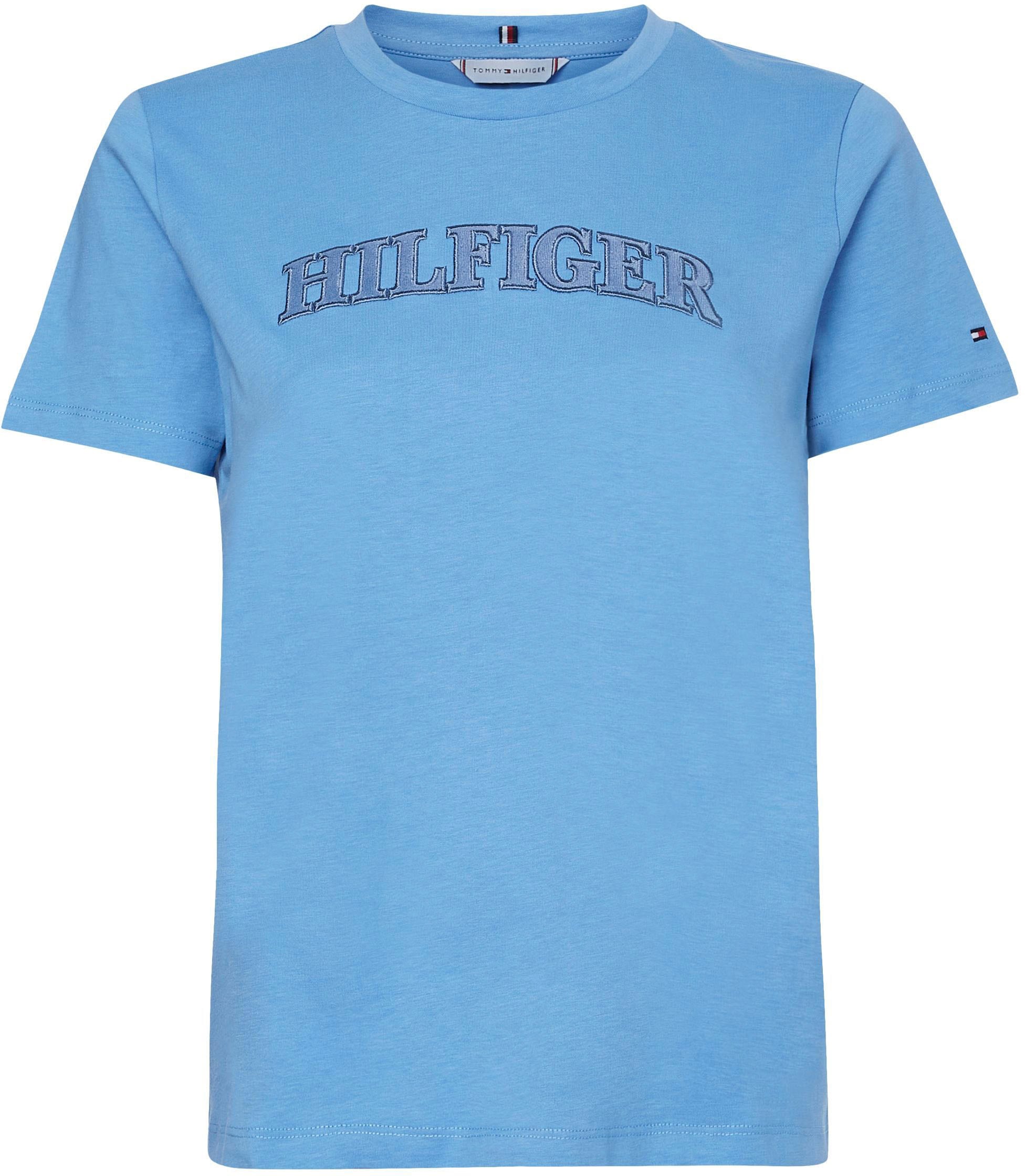 Tommy Hilfiger T-Shirt mit »REG HILFIGER Hilfiger TONAL Markenlabel online C-NK SS«, Tommy