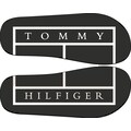 Tommy Hilfiger Zehentrenner »STRIPS HILFIGER BEACH SANDAL«, mit seitlichem Logoschriftzug