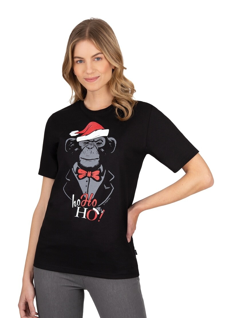 Trigema T-Shirt »TRIGEMA T-Shirt mit weihnachtlichem Motiv« kaufen | I'm  walking