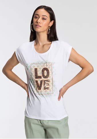 HaILY’S T-Shirt, mit Pailletten und Glitzerdruck kaufen