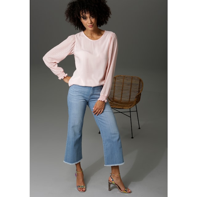 Aniston CASUAL 7/8-Jeans, mit leicht I\'m Beinabschluss | kaufen ausgefranstem walking