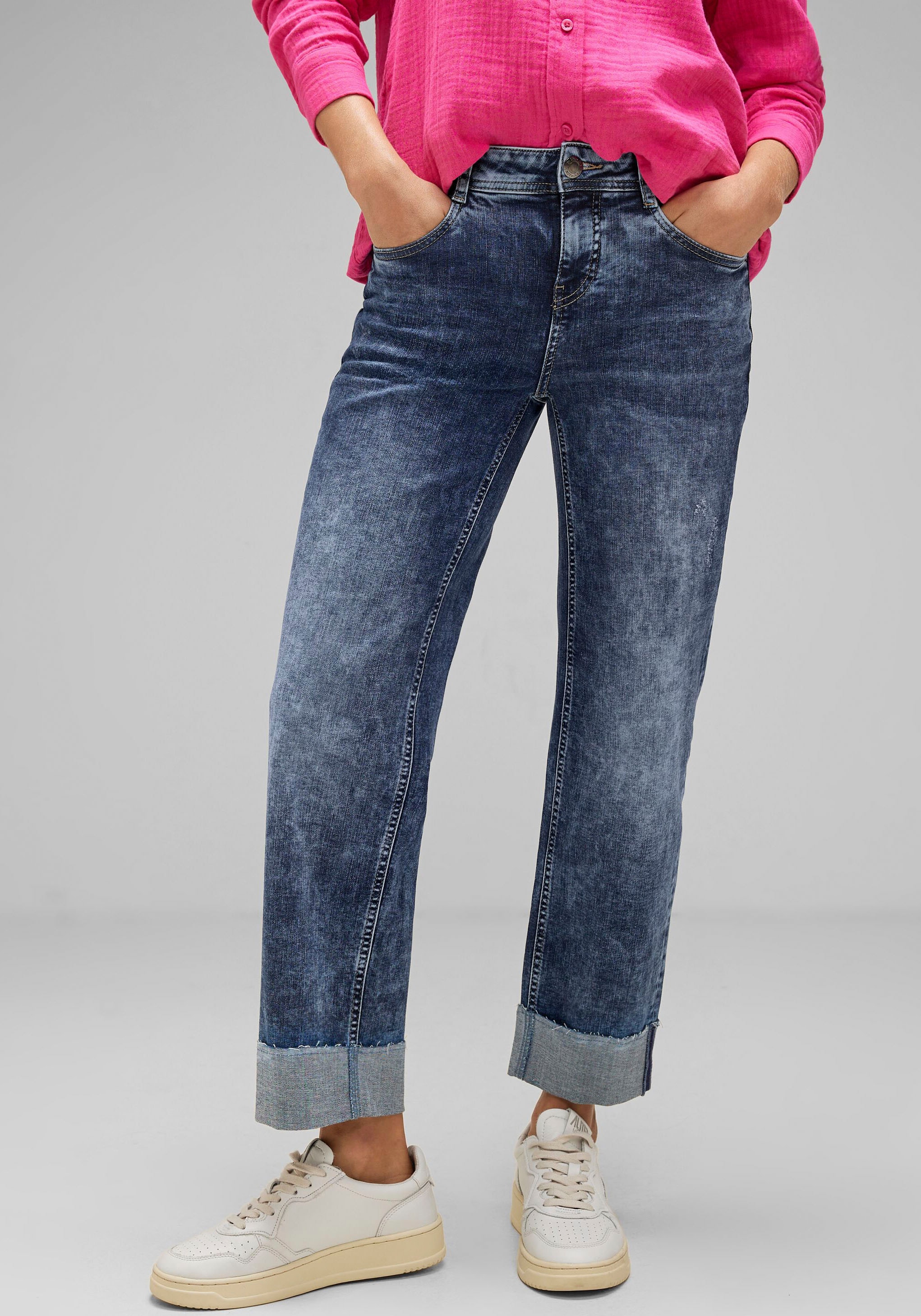 STREET ONE I\'m | 5-Pocket-Jeans, in kaufen walking Used-Optik online
