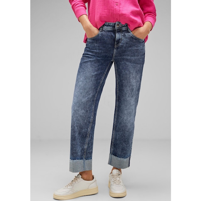 STREET ONE 5-Pocket-Jeans, in Used-Optik online kaufen | I\'m walking