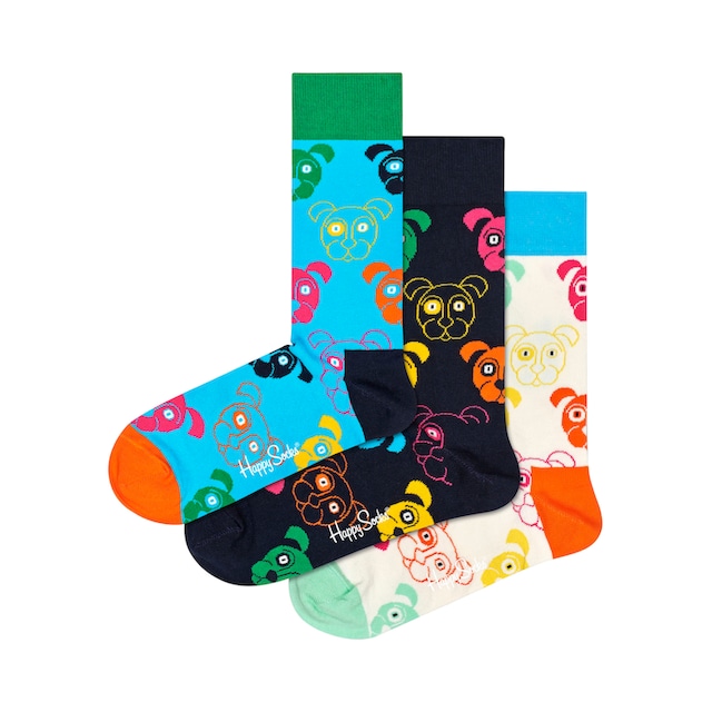 Happy Socks Socken »3-Pack Mixed Dog Socks Gift Set«, (Packung),  Hunde-Motiv kaufen | I'm walking