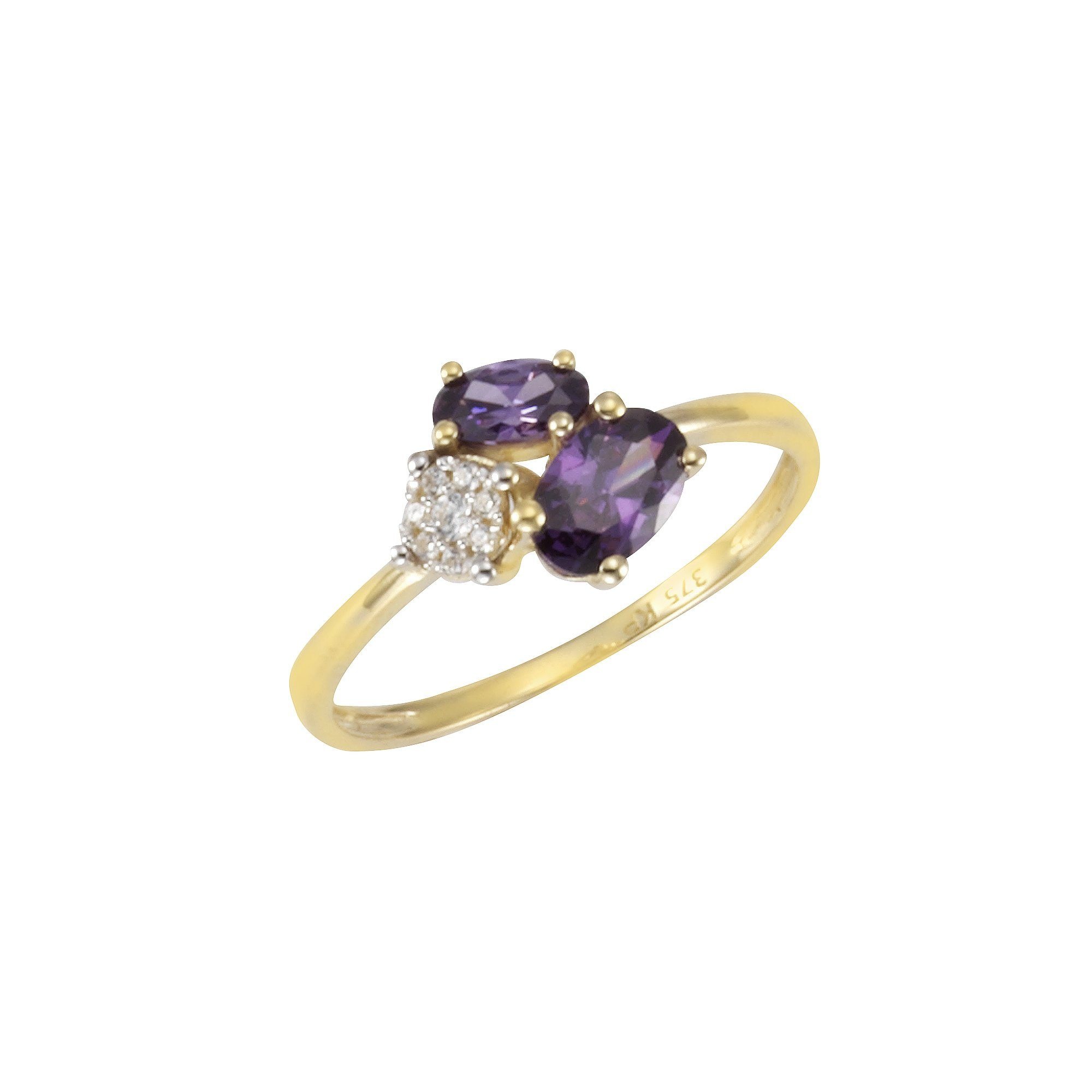 Fascination by Ellen K. Fingerring »375/- Gelbgold Amethyst«, Ring kaufen