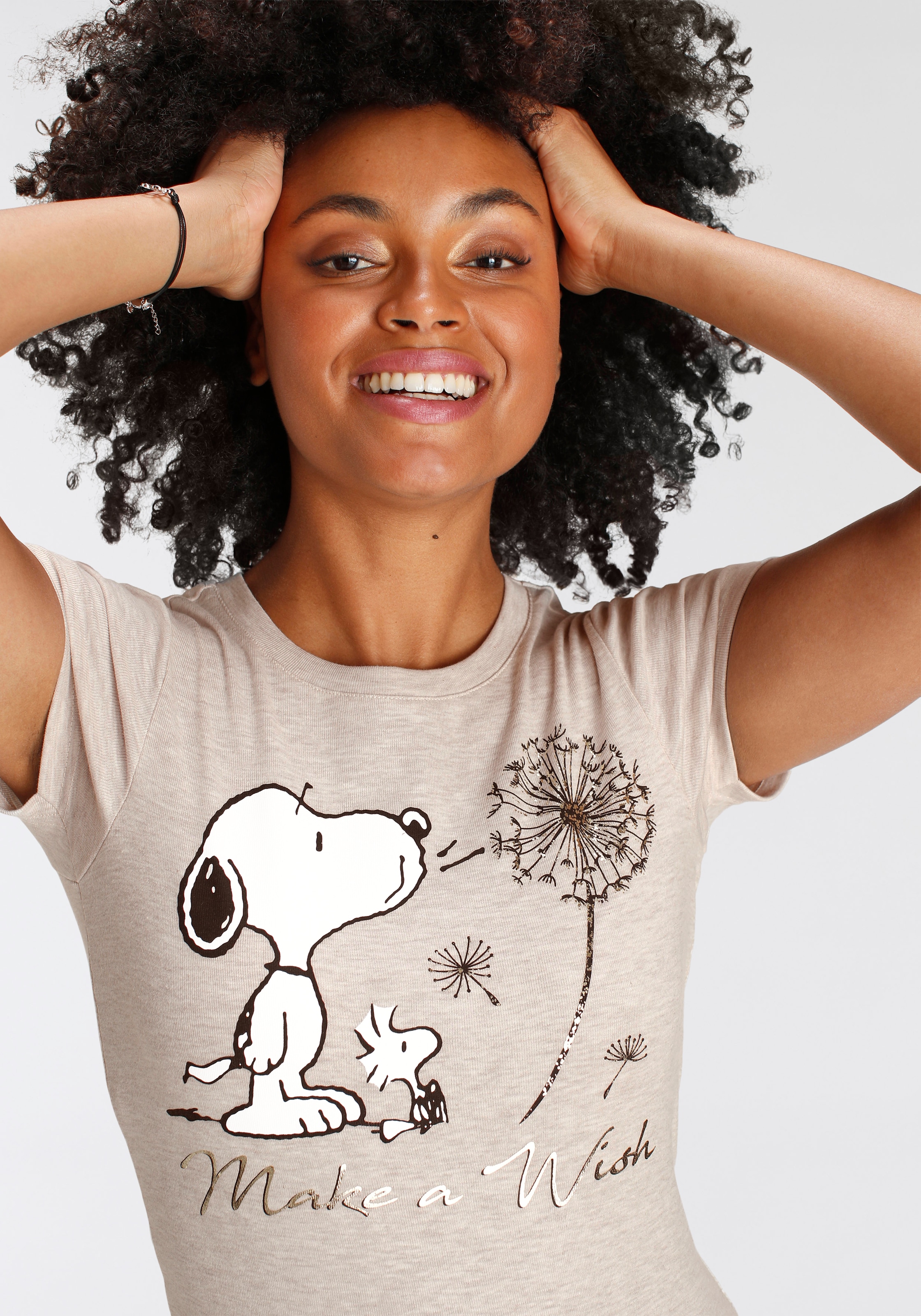 KangaROOS Kurzarmshirt, mit | walking I\'m NEUE Originaldesign Snoopy - KOLLEKTION shoppen Print lizensiertem