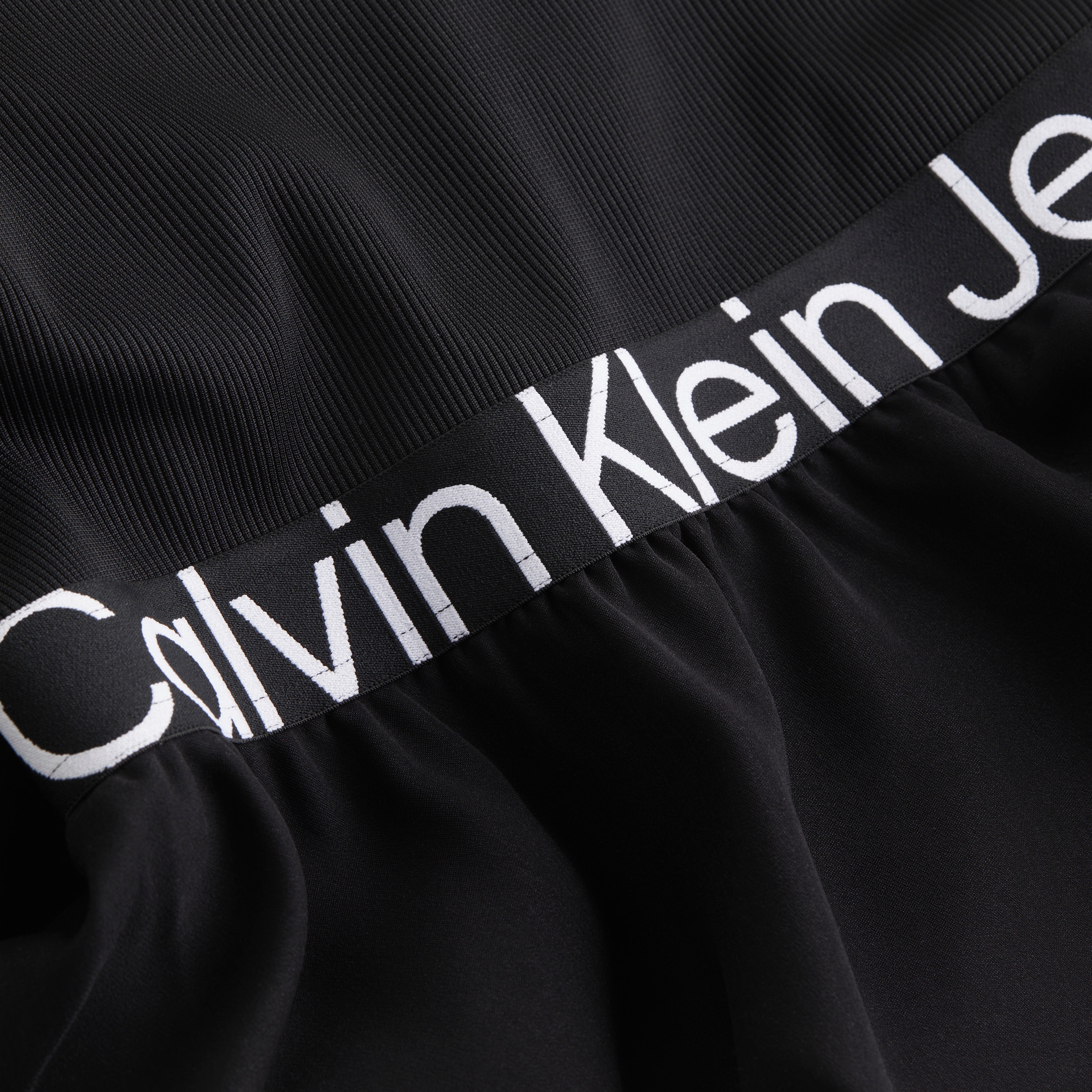 DRESS« shoppen Jeans ELASTIC Skaterkleid SLEEVE I\'m | Calvin Klein walking »LOGO LONG
