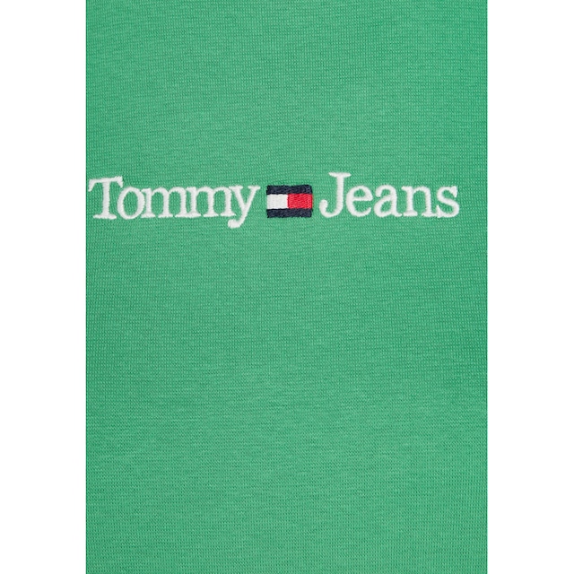 Tommy Jeans Kurzarmshirt »TJW walking I\'m | Jeans dezenten LINEAR Tommy SS«, SERIF Stickereien mit BABY bestellen