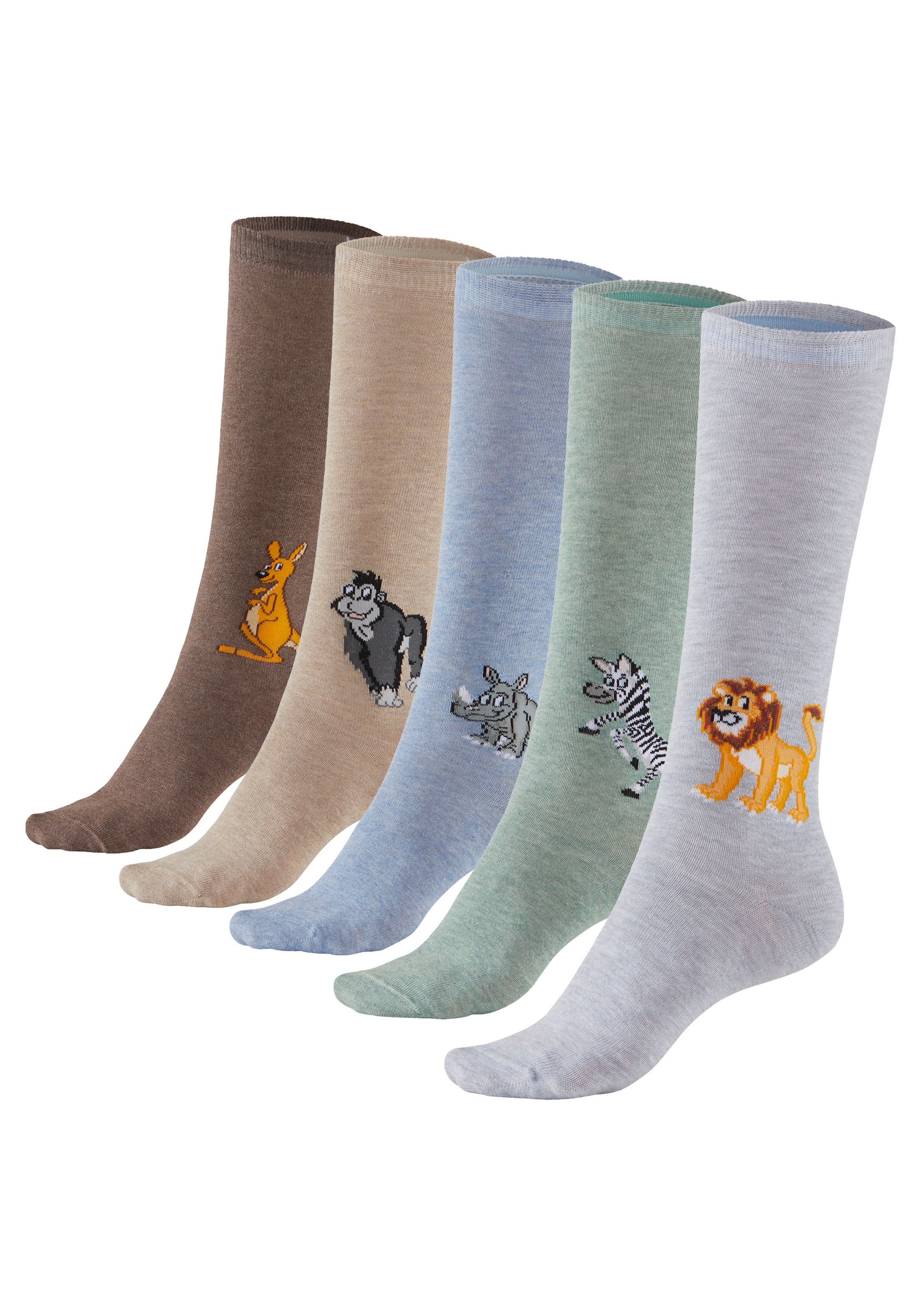 H.I.S Kniestrümpfe, (5 Paar), mit eingestricktem Moriv kaufen